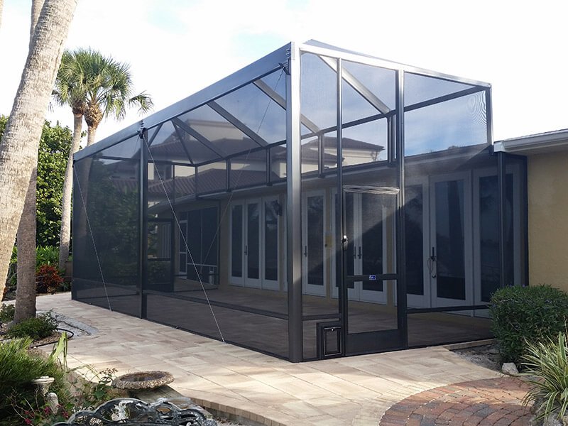 Lanai enclosure extension installation in Sebring, FL expanding residential outdoor living space